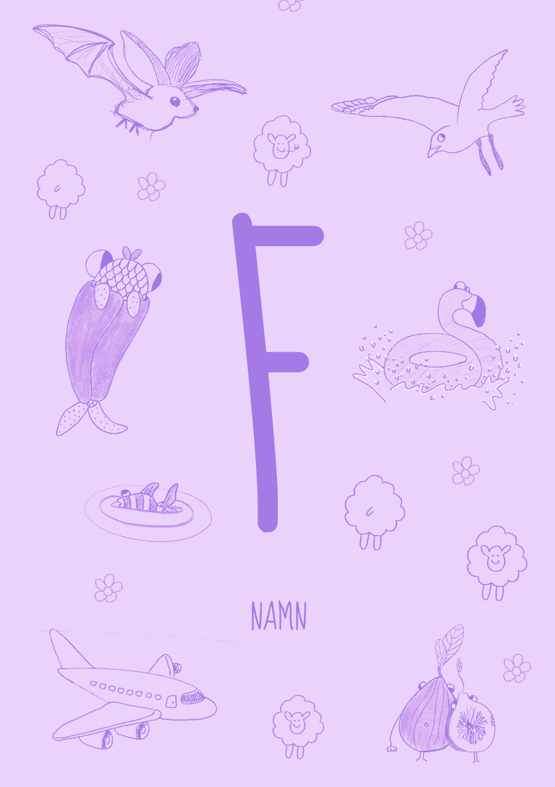 alfabetstavla barn namntavla barntavla
